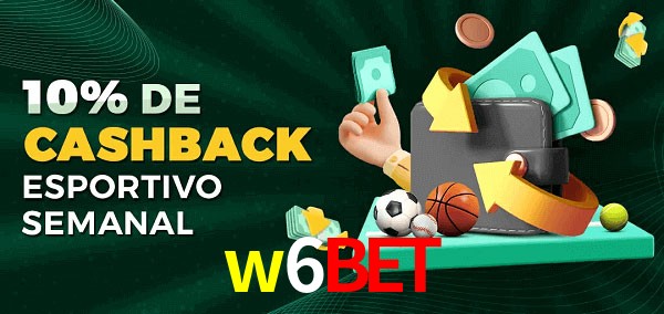 10% de bônus de cashback na w6bet